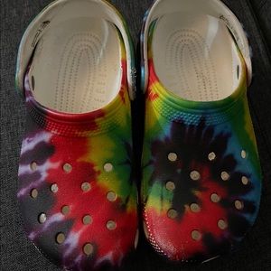 Tie Dye Crocs(Cleaned)